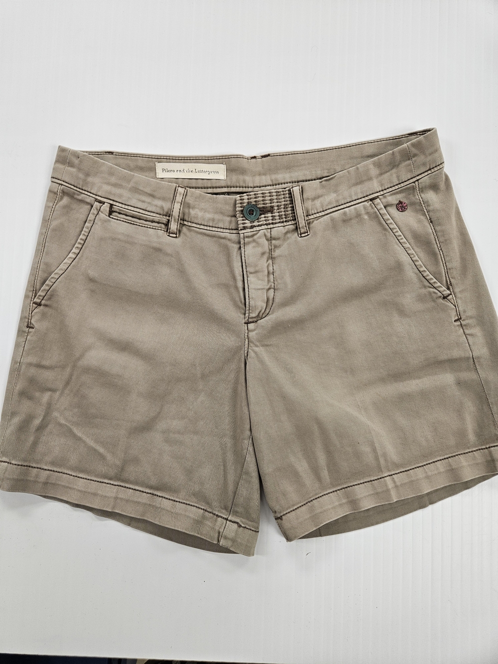 Pilcro and the Letterpress Khaki/Tan Chino Shorts